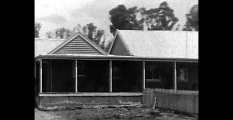 West Coast Wilderness and Settlements – Tasmania (1920s) Stock Footage 310035830