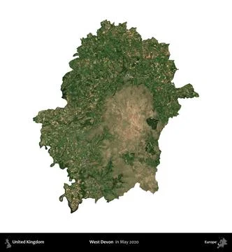 West Devon, United Kingdom, isolated on white. Sentinel. May 2020 Ilustración de archivo