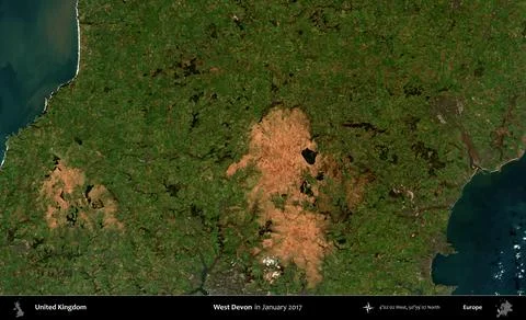 West Devon, United Kingdom. Sentinel. January 2017 Stock Illustration
