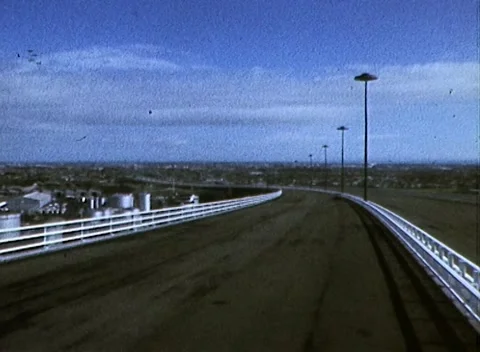 WEST GATE BRIDGE CONSTRUCTION, - MELBOURNE, AUSTRALIA (1970s) Stock Footage 168599482