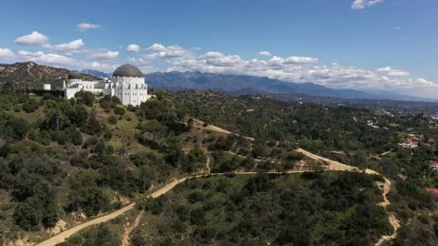 West Griffith Park Observatory Stock Footage 133466367