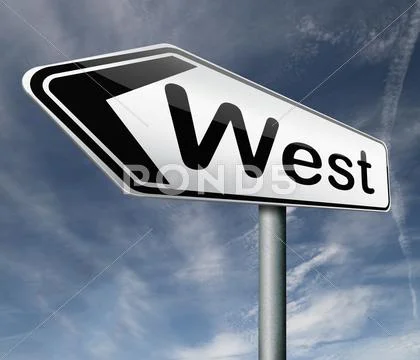 West Stock Illustration