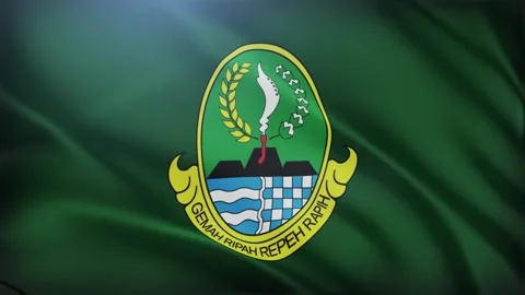 West Java flag Stock Footage 332259238