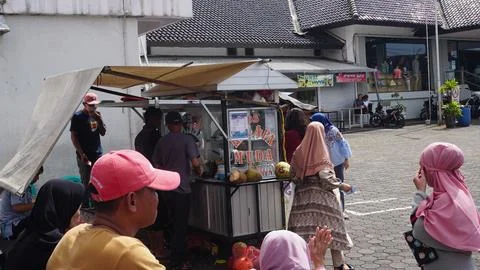 West Java, Indonesia, 29 October 2020, food tourism in West Java. snacks ar.. Stock Photos