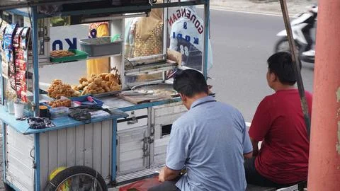 West Java, Indonesia, 29 October 2020, food tourism in West Java. snacks ar.. Stock Photos