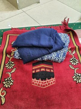 West Java, Indonesia in July 2022. Prayer tools for women or mukenas that are Stock Photos