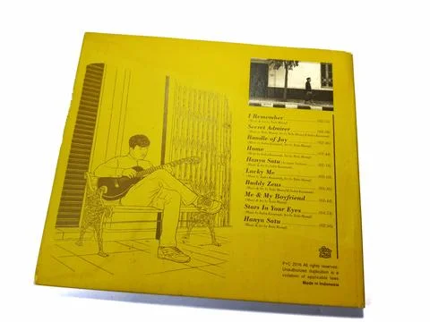 West Java, Indonesia on July 2022. An album by Indrakustik plays Mocca prod.. Stock-Fotos