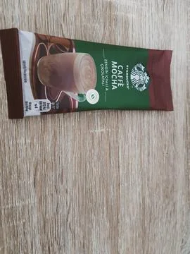 West Java, Indonesia on October 2022. One sachet of Starbucks premium coffee  Photos