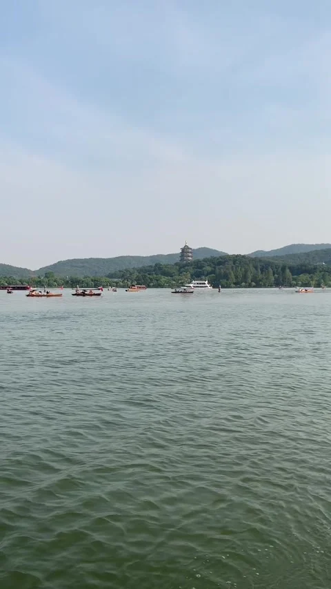 West Lake in Hangzhou Stock-Footage 341361953