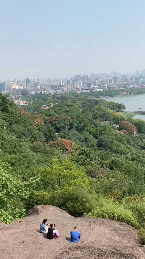 West lake view in Hangzhou Stock Footage 341362092