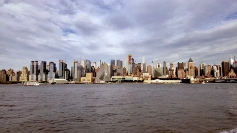 The west  Manhattan.4K Stock Footage 161033612