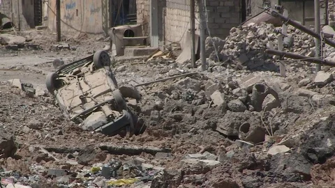 West Mosul - Destruction 2017 Vidéo 79238066