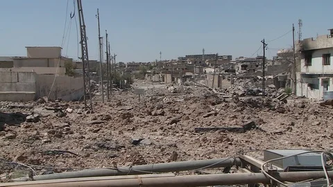 West Mosul - GV's of destruction Vidéo 79237608
