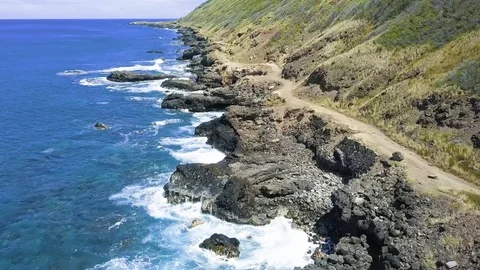 West Oahu Coastline 스톡 동영상 81419845