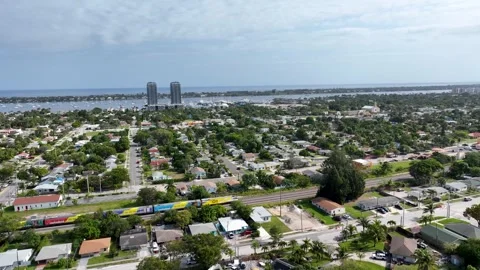 West Palm Beach 7 (train) Stock Footage 288097485