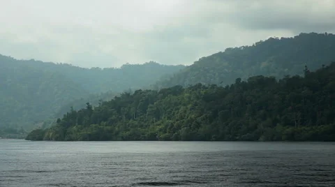 West Papua coast 库存影片 59085635