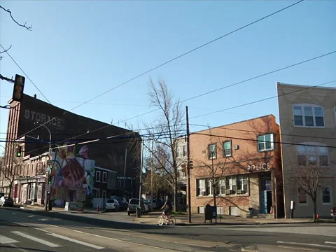 West Philadelphia Stock Footage 46200726