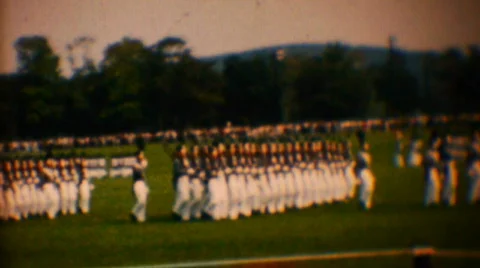 West Point Cadets Marching, circa 1960 Vidéo 853283