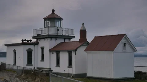 West Point Light CU Vídeo Stock 39153603