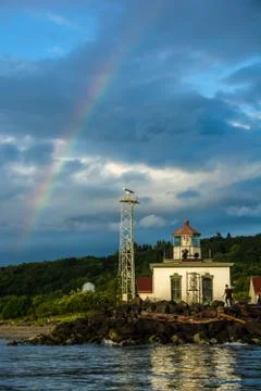 West Point Lighthouse Foto stock