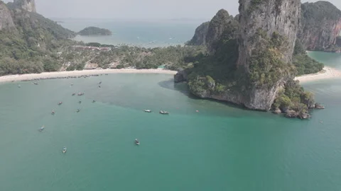 West Railay Beach Stock Footage 303016797