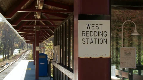 West Redding Station (1 of 8) Stock Footage 33306013