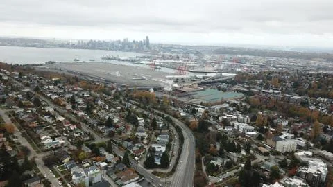 West Seattle View Stock Photos