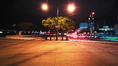 West Side Highway Time-lapse Stock Footage