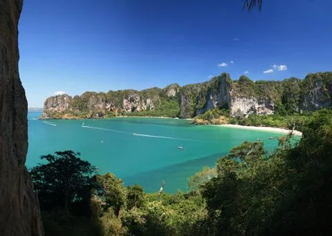 West side of railey peninsula Stock Photos