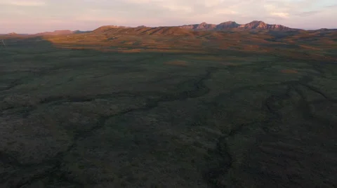 West Texas at sunset Stock Footage 60728078