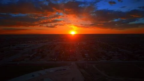 West Texas Sunset Stock Photos