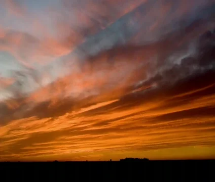 West TX Sunset (slow pull out) Vidéo 630723