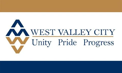 West Valley city flag vector illustration Ilustração Stock