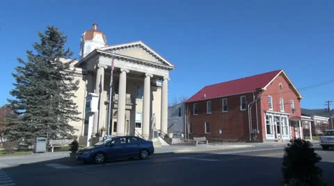 West Virginia Romney courthouse Video stock 24687021