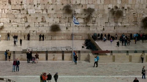 The west wall Video stock 85074455