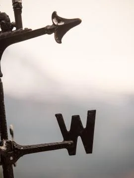 West weather vane Stock Photos