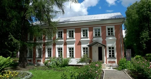 West wing in Vyazemy. Stock Footage 77730334