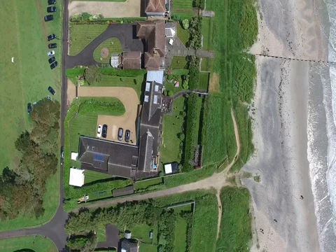 West Wittering Fly Over Video stock 73319011
