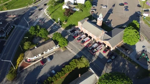 Westbrook Fire Station Video stock 283751807