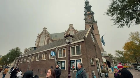 Westerkerk 3 (Editorial) Video stock 321778865