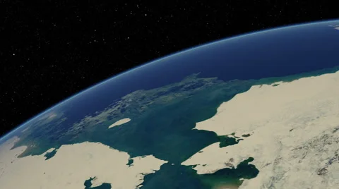 Western Arctic in December. Low-angle circular tracking shot.  Video stock 50378454