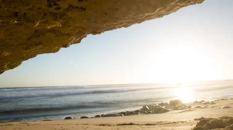 Western Australia Time-lapse: Sunset on the beach Stock Footage 65160010