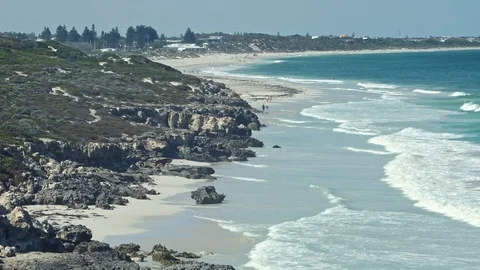 Western Australian Beach Stock Footage 105556285