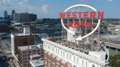 Western Auto Sign Video stock 102144033