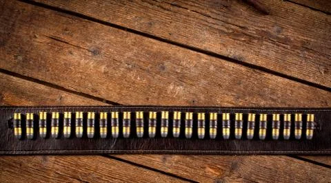 Western bullets Stock Photos