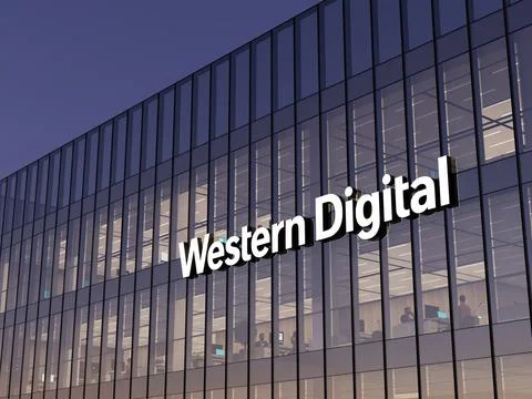 Western Digital Ilustração Stock