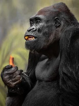 Western gorilla Stock Photos