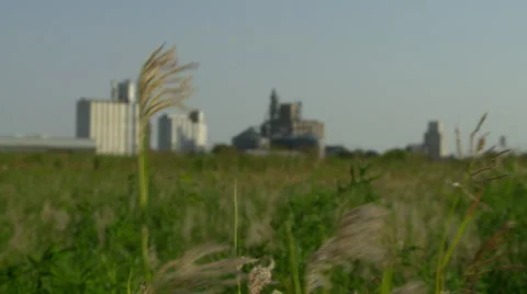 Western Kansas Grain Elevators 12 Stock Footage 40602510