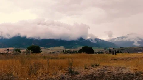 Western Mountains Cloud Timelapse  Stock Footage 285874301