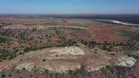 Western Oklahoma Badlands Stock Footage 333333382